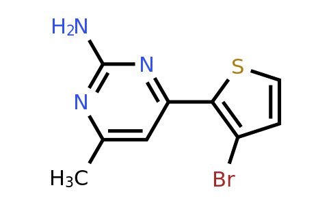 886360-55-0 | 4-(3-Bromothiophen-2-yl)-6-methylpyrimidin-2-amine