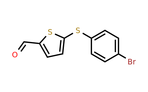 886361-55-3 | 5-((4-Bromophenyl)thio)thiophene-2-carbaldehyde