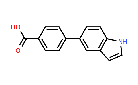 886363-18-4 | 4-(1H-Indol-5-yl)benzoicacid
