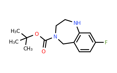 886364-28-9 | tert-Butyl 8-fluoro-1,2,3,5-tetrahydro-4H-benzo[e][1,4]diazepine-4-carboxylate