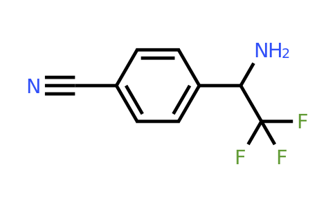 4-(1-Amino-2,2,2-trifluoroethyl)benzonitrile