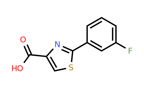 886369-06-8 | 2-(3-Fluorophenyl)-1,3-thiazole-4-carboxylic acid