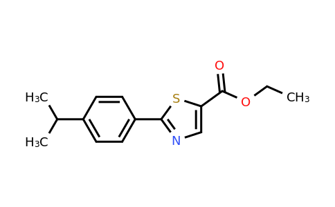 886369-39-7 | ethyl 2-(4-isopropylphenyl)thiazole-5-carboxylate