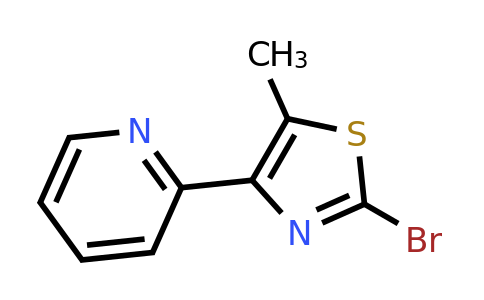 2-bromo-5-methyl-4-(pyridin-2-yl)thiazole