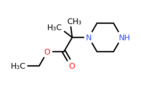 886447-23-0 | Ethyl 2-methyl-2-(piperazin-1-yl)propanoate