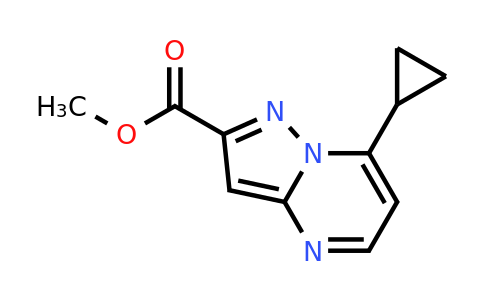 886497-70-7 | Methyl 7-cyclopropylpyrazolo[1,5-a]pyrimidine-2-carboxylate