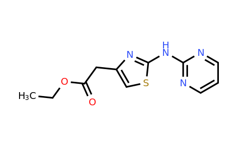 886498-73-3 | Ethyl 2-(2-(pyrimidin-2-ylamino)thiazol-4-yl)acetate