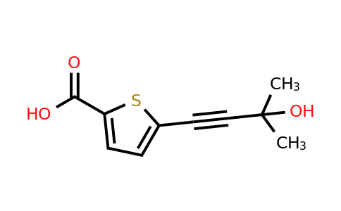 886505-51-7 | 5-(3-Hydroxy-3-methylbut-1-yn-1-yl)thiophene-2-carboxylic acid