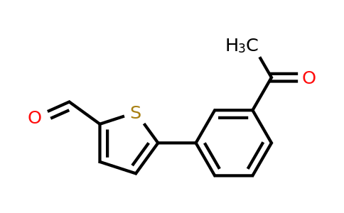 886509-04-2 | 5-(3-Acetylphenyl)thiophene-2-carbaldehyde