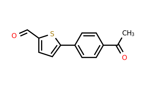 886509-28-0 | 5-(4-Acetylphenyl)thiophene-2-carbaldehyde