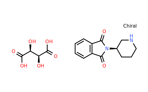 886588-62-1 | (R)-2-(Piperidin-3-yl)isoindoline-1,3-dione (2S,3S)-2,3-dihydroxysuccinate
