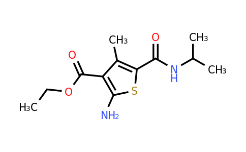 886672-89-5 | Ethyl 2-amino-5-(isopropylcarbamoyl)-4-methylthiophene-3-carboxylate