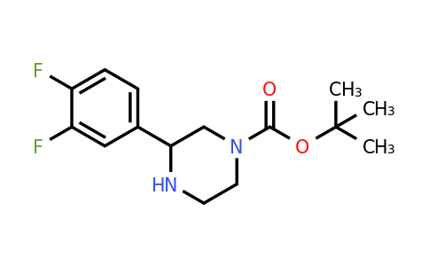 886768-81-6 | Tert-butyl 3-(3,4-difluorophenyl)piperazine-1-carboxylate
