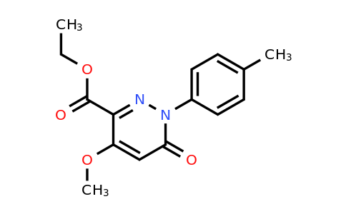 Ethyl 4-methoxy-6-oxo-1-(p-tolyl)-1,6-dihydropyridazine-3-carboxylate