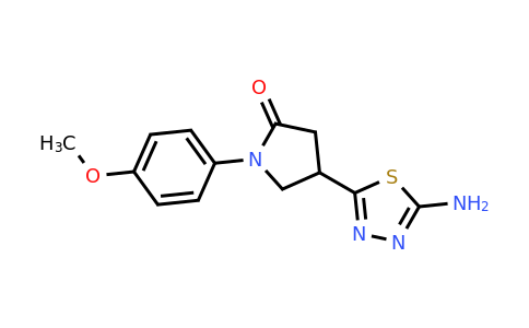 887041-78-3 | 4-(5-Amino-1,3,4-thiadiazol-2-yl)-1-(4-methoxyphenyl)pyrrolidin-2-one