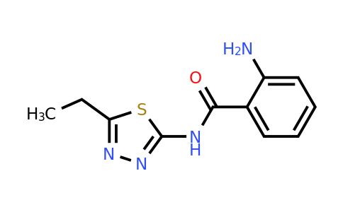 887041-88-5 | 2-Amino-N-(5-ethyl-1,3,4-thiadiazol-2-yl)benzamide