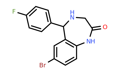887201-54-9 | 7-Bromo-5-(4-fluorophenyl)-2,3,4,5-tetrahydro-1h-1,4-benzodiazepin-2-one
