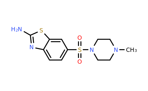 887202-32-6 | 6-((4-Methylpiperazin-1-yl)sulfonyl)benzo[d]thiazol-2-amine