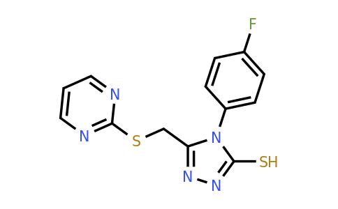 887205-28-9 | 4-(4-Fluorophenyl)-5-((pyrimidin-2-ylthio)methyl)-4h-1,2,4-triazole-3-thiol