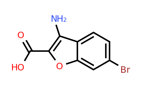 3-amino-6-bromobenzofuran-2-carboxylic acid