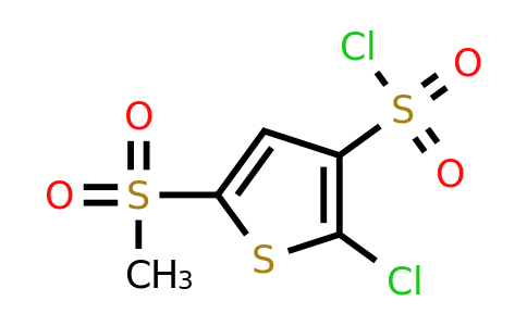 887350-82-5 | 2-Chloro-5-methanesulfonylthiophene-3-sulfonyl chloride