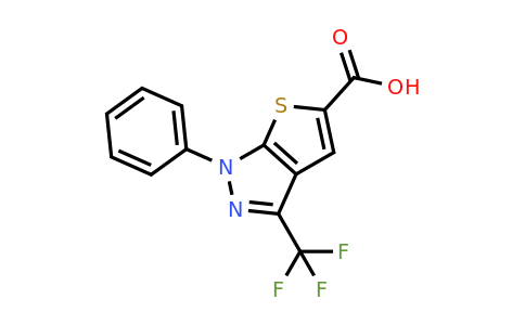 1-Phenyl-3-(trifluoromethyl)-1h-thieno[2,3-c]pyrazole-5-carboxylic acid