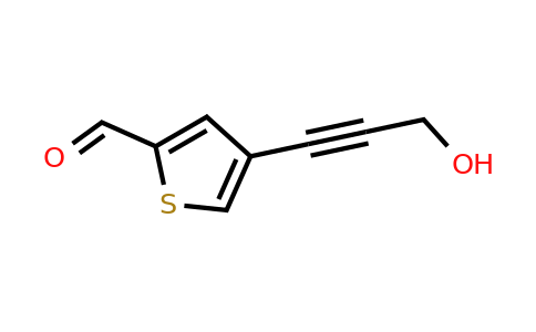 887405-37-0 | 4-(3-Hydroxyprop-1-yn-1-yl)thiophene-2-carbaldehyde