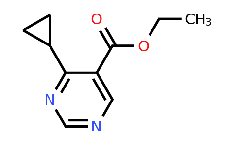 887408-31-3 | Ethyl 4-cyclopropylpyrimidine-5-carboxylate