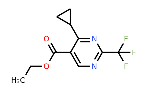 887409-11-2 | Ethyl 4-cyclopropyl-2-(trifluoromethyl)pyrimidine-5-carboxylate