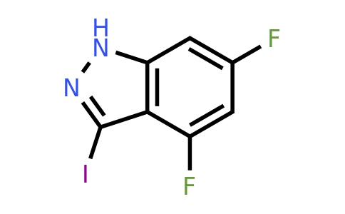 887567-79-5 | 4,6-Difluoro-3-iodo-1H-indazole