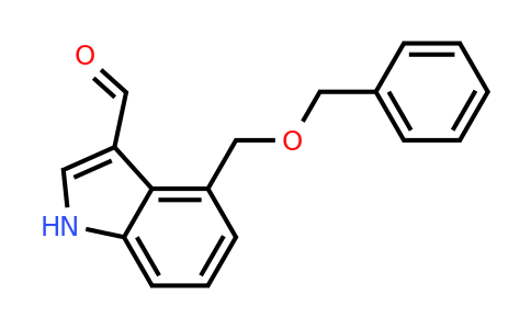 887575-83-9 | 4-[(benzyloxy)methyl]-1H-indole-3-carbaldehyde