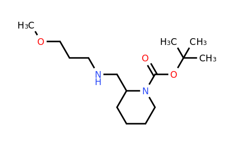tert-butyl 2-{[(3-methoxypropyl)amino]methyl}piperidine-1-carboxylate