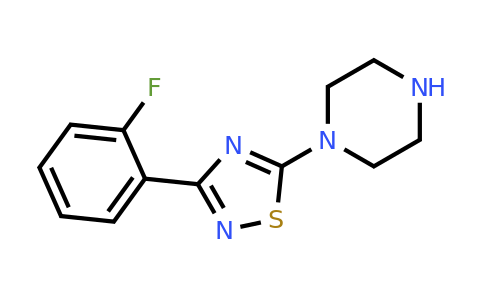 887625-43-6 | 1-[3-(2-Fluorophenyl)-1,2,4-thiadiazol-5-yl]piperazine