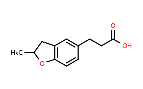887694-21-5 | 3-(2-Methyl-2,3-dihydrobenzofuran-5-yl)propanoic acid
