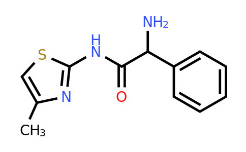 888-47-1 | 2-Amino-N-(4-methylthiazol-2-yl)-2-phenylacetamide