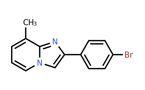 2-(4-Bromophenyl)-8-methylimidazo[1,2-a]pyridine