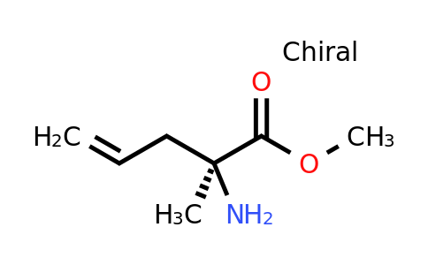 Methyl (S)-2-amino-2-methylpent-4-enoate