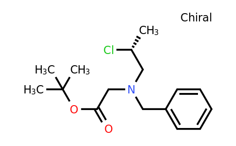 888494-24-4 | tert-Butyl (R)-N-benzyl-N-(2-chloropropyl)glycinate