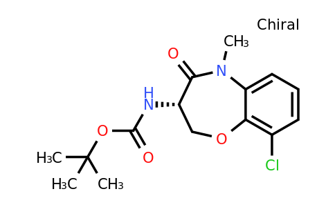 889458-98-4 | tert-Butyl (S)-(9-chloro-5-methyl-4-oxo-2,3,4,5-tetrahydrobenzo[b][1,4]oxazepin-3-yl)carbamate