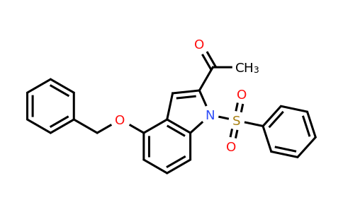 889675-05-2 | 1-(4-(Benzyloxy)-1-(phenylsulfonyl)-1H-indol-2-yl)ethanone