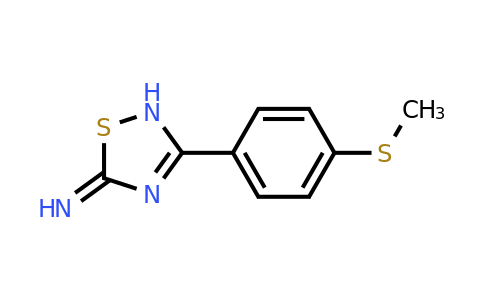 889940-61-8 | 3-[4-(methylsulfanyl)phenyl]-2,5-dihydro-1,2,4-thiadiazol-5-imine