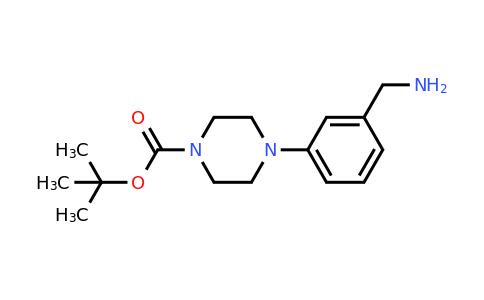 tert-Butyl4-(3-(aminomethyl)phenyl)piperazine-1-carboxylate