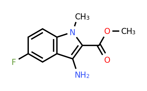 Methyl 3-amino-5-fluoro-1-methyl-1H-indole-2-carboxylate
