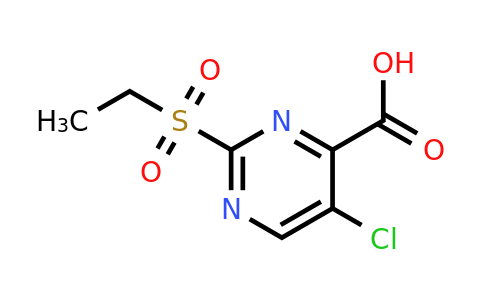 890587-32-3 | 5-Chloro-2-(ethylsulfonyl)pyrimidine-4-carboxylic acid