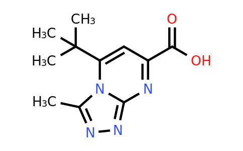 890621-55-3 | 5-(Tert-butyl)-3-methyl-[1,2,4]triazolo[4,3-a]pyrimidine-7-carboxylic acid