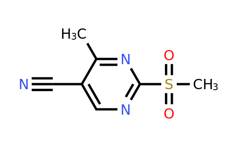 89079-64-1 | 2-Methanesulfonyl-4-methylpyrimidine-5-carbonitrile