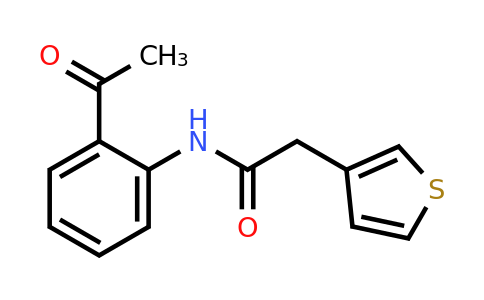 89080-87-5 | n-(2-Acetylphenyl)-2-(thiophen-3-yl)acetamide