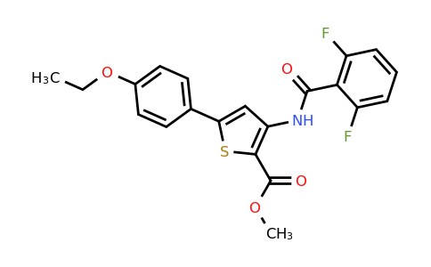 890817-95-5 | Methyl 3-(2,6-difluorobenzamido)-5-(4-ethoxyphenyl)thiophene-2-carboxylate