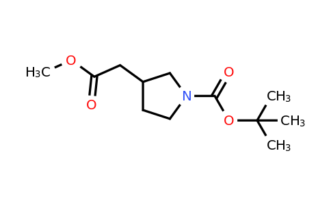 890849-27-1 | tert-Butyl 3-(2-methoxy-2-oxoethyl)pyrrolidine-1-carboxylate