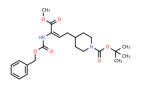tert-butyl (E)-4-(3-(((benzyloxy)carbonyl)amino)-4-methoxy-4-oxobut-2-en-1-yl)piperidine-1-carboxylate